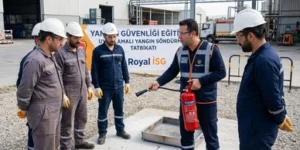 Yangın Güvenliği Eğitimi ve Uygulamalı Yangın Söndürme Tatbikatı - Royal İSG